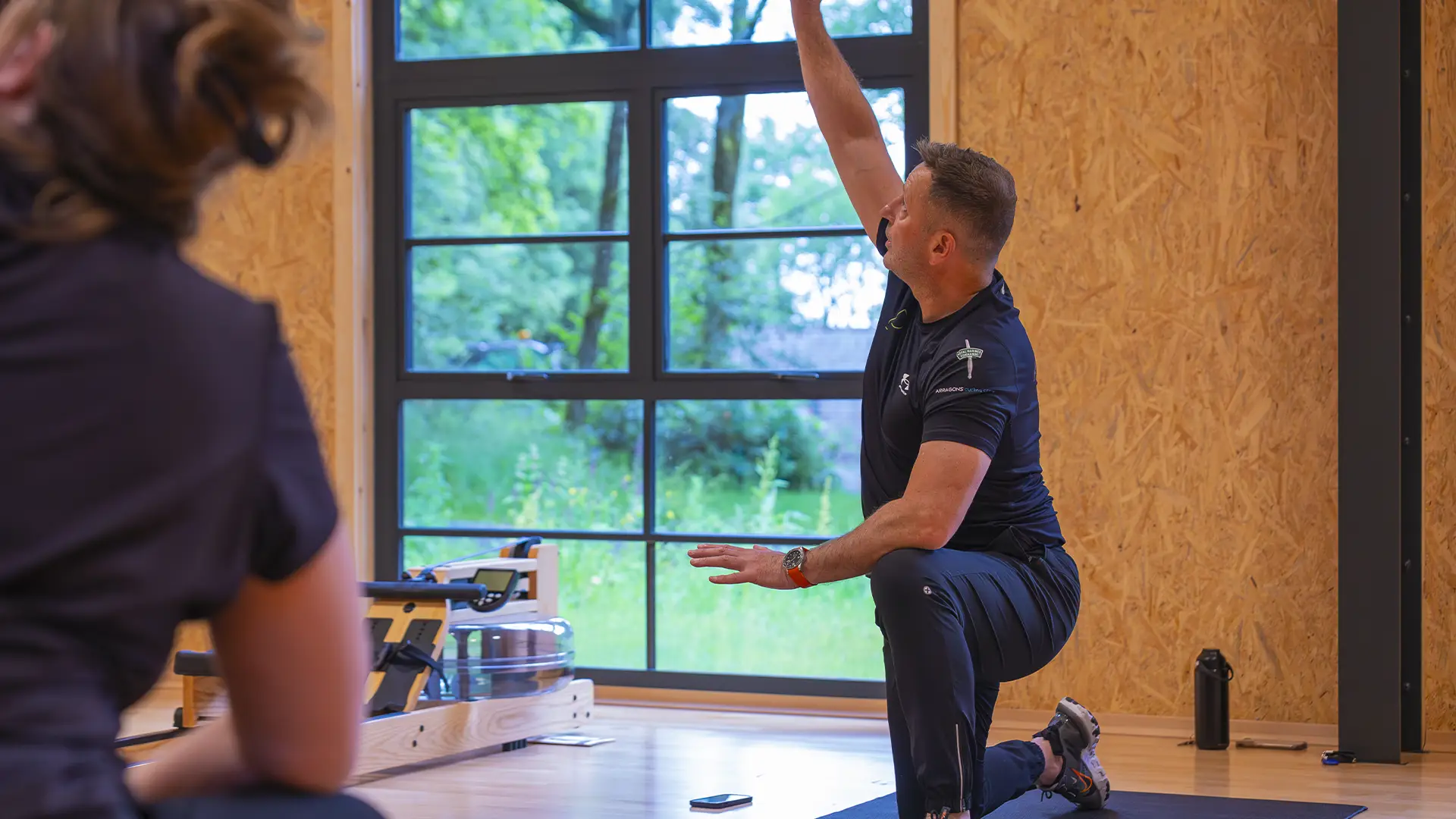 The Halcyon Club - instruction in the gym