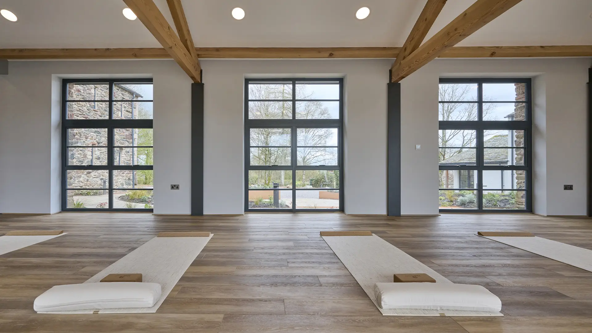 The Halcyon Club - daytime picture of the yoga room